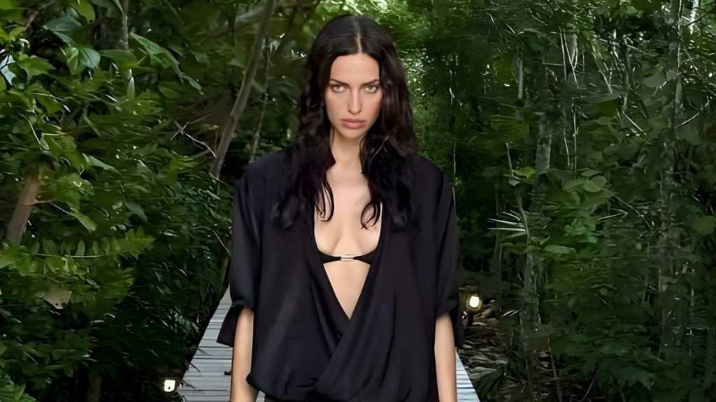 Irina Shayk Slips Out of Her Bikinis for a Daring Pool Photo