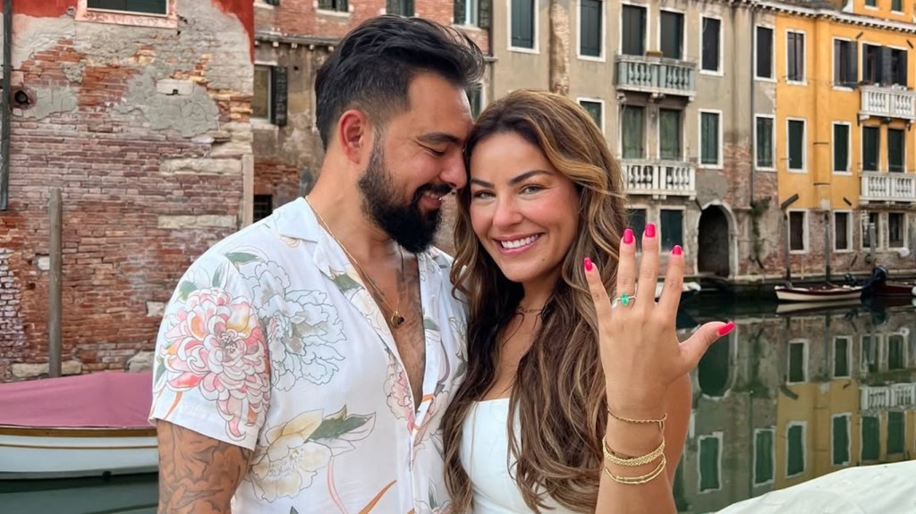 Veronica Rodriguez and Seth Daryoushfar engagement in Venice