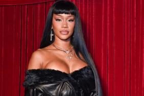 Saweetie's Tiny Jacket Looks Like a Mini-Dress