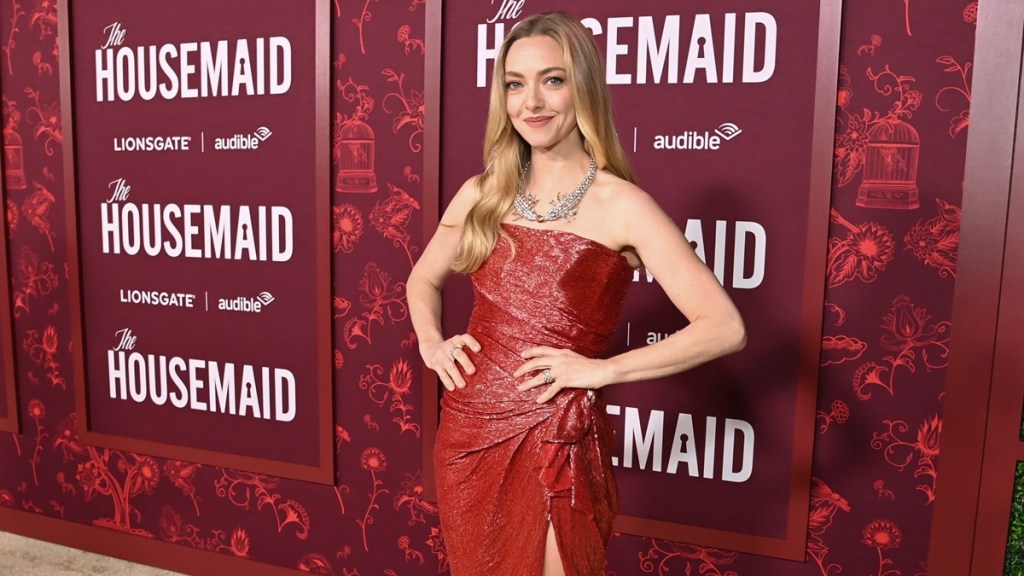 Amanda Seyfried's Daring High-Slit Gown Commands Attention