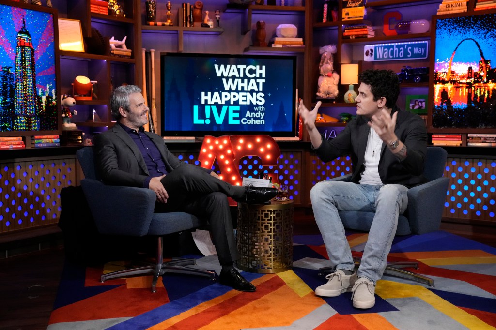 Andy Cohen and John Mayer 