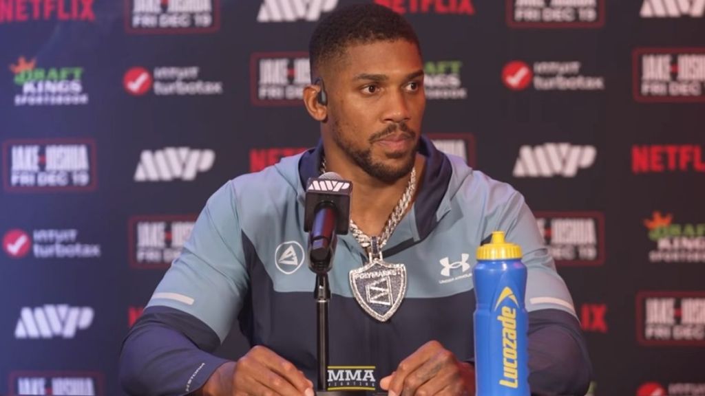 Anthony Joshua Has Brutal Message for Jake Paul Before Fight