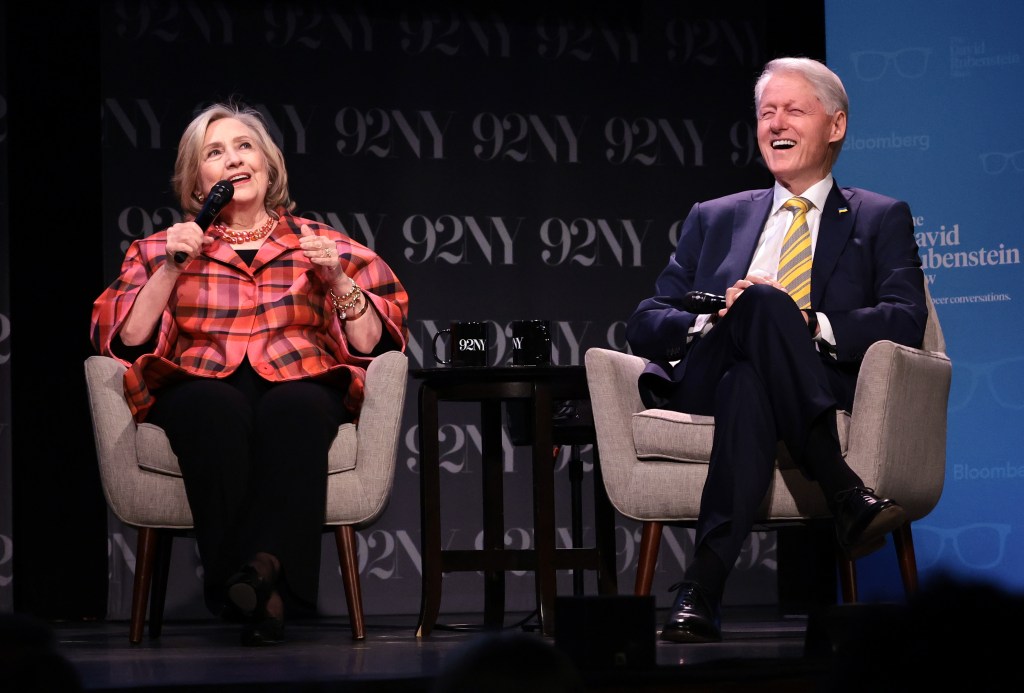 Hillary and Bill Clinton 