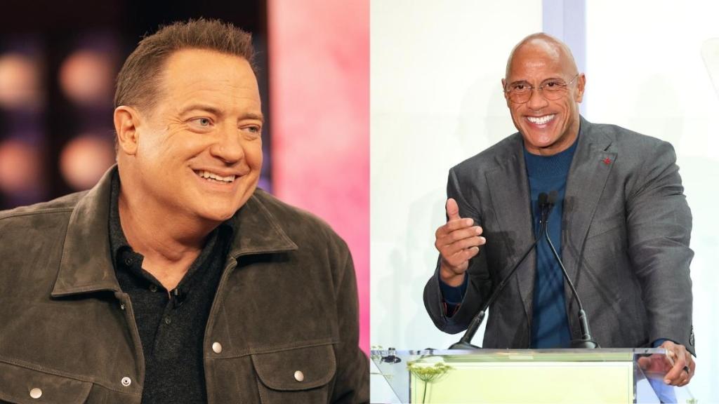 Brendan Fraser Dwayne Johnson (1)