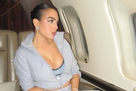 Cristiano Ronaldo's Fiancee Poses in Unzipped Jacket