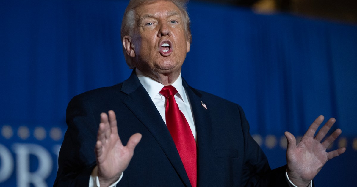 Donald Trump Hit During Live Press Conference