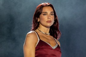 Dua Lipa Wearing Red Cut-Out Bodysuit Demands Your Attention