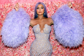 Kylie Jenner’s Feathery Conner Ives Dress Hangs on a Single String
