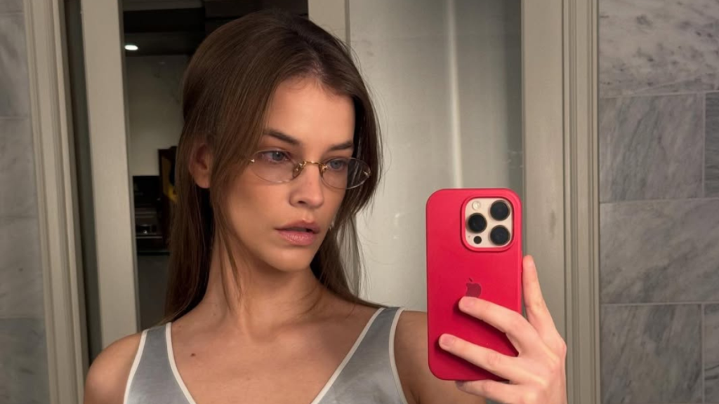 Barbara Palvin's Micro Shorts Are So Tiny, They're Barely Visible
