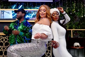 Wendy Osefo and Gizelle Bryant dancing together