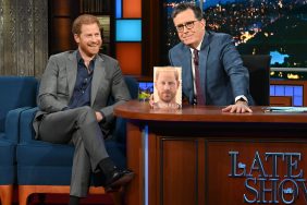 Prince Harry and Stephen Colbert