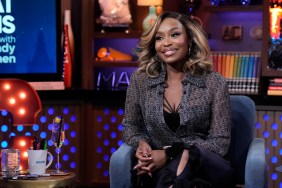 Quad Webb in a black blouse on Watch What Happens Live