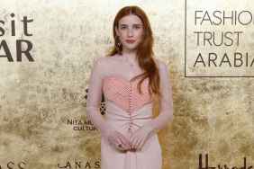 Emma Roberts Poses With Look-Alike Doll in Matching Outfits