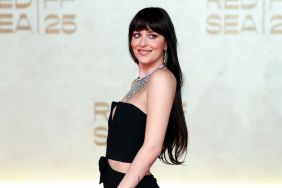 Dakota Johnson's Gown Comes With High Slit & Lots of Cutouts