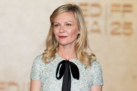 Kirsten Dunst's Gown With Sheer Detailing Is a Cheeky Minidress