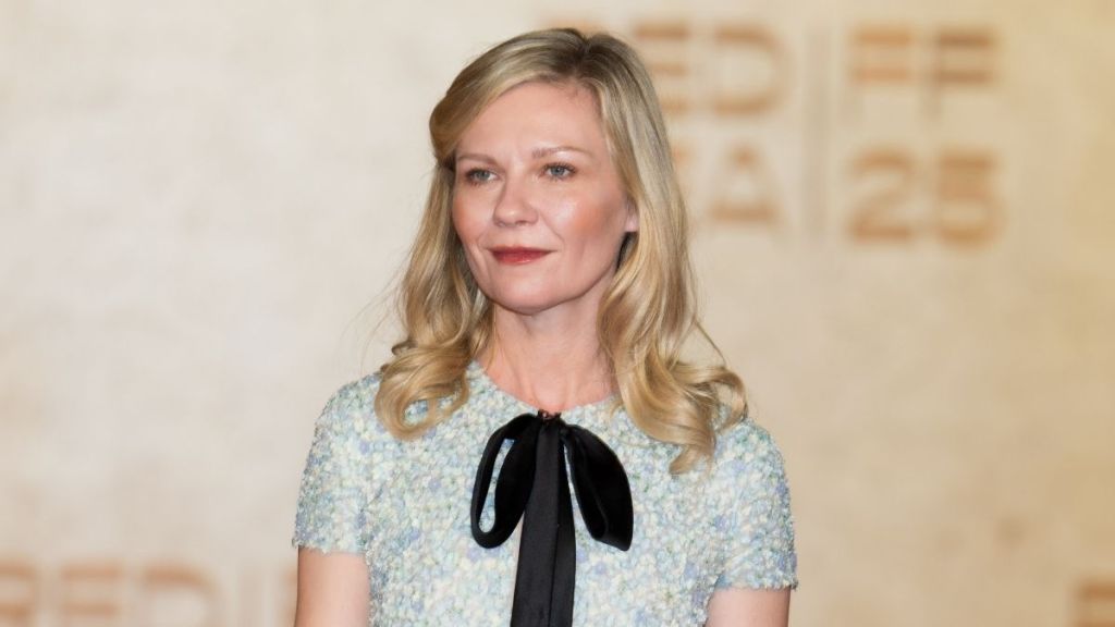 Kirsten Dunst's Gown With Sheer Detailing Is a Cheeky Minidress
