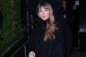 Taylor Swift Turns Coat Into a Tiny Minidress for Night Out