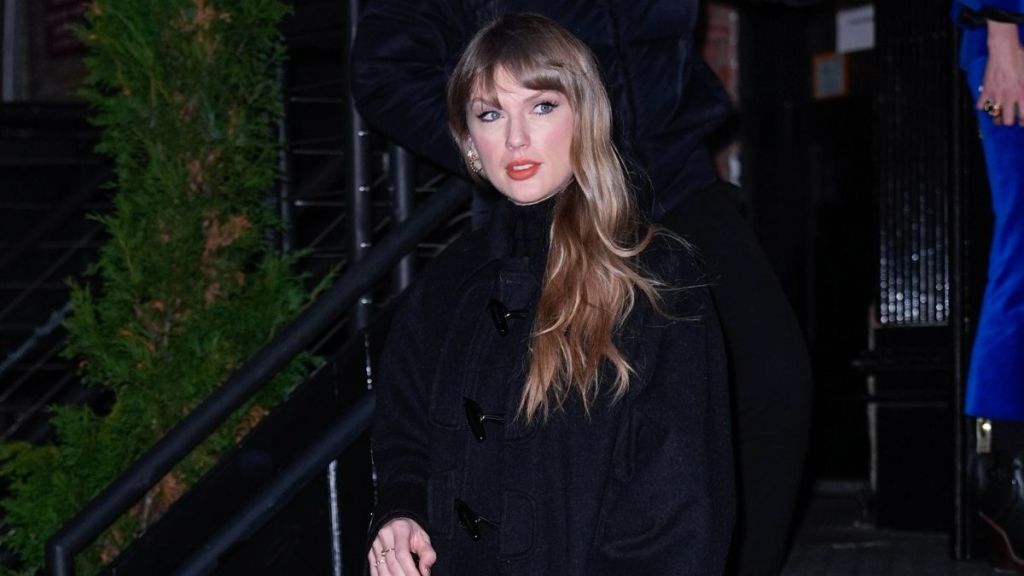 Taylor Swift Turns Coat Into a Tiny Minidress for Night Out