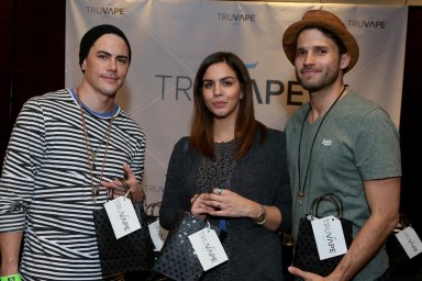 Katie Maloney with guests