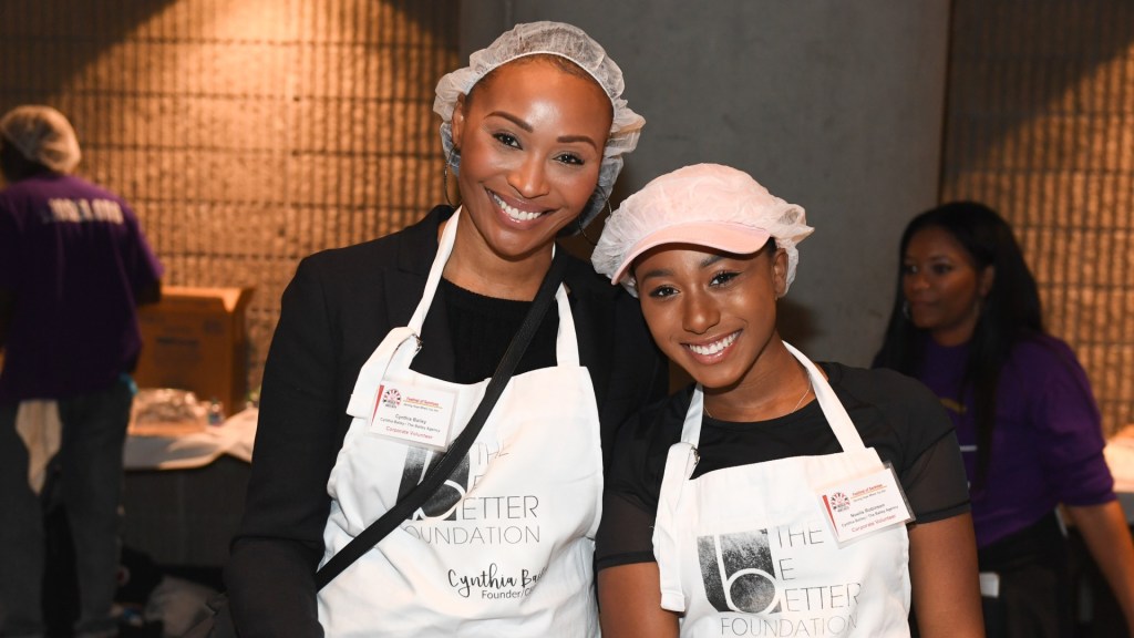 Cynthia Bailey with Noelle