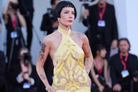 Halsey in Blue Floral Saree Will Leave You Awestruck