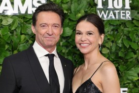Hugh Jackman Twins With GF For Red Carpet Appearance
