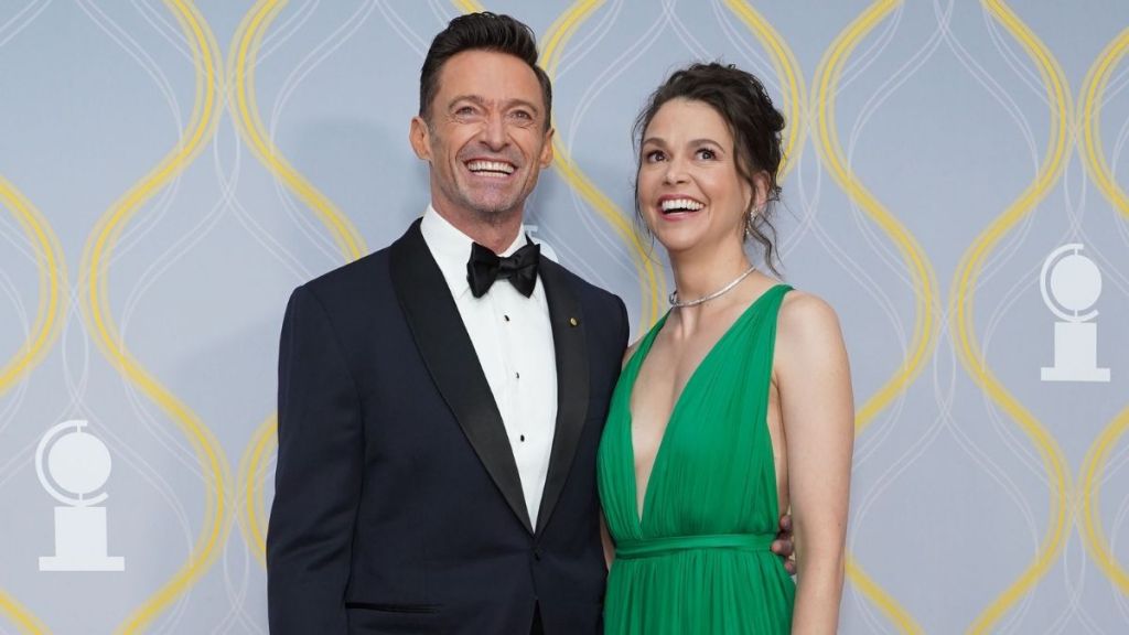 Hugh Jackman and Sutton Foster