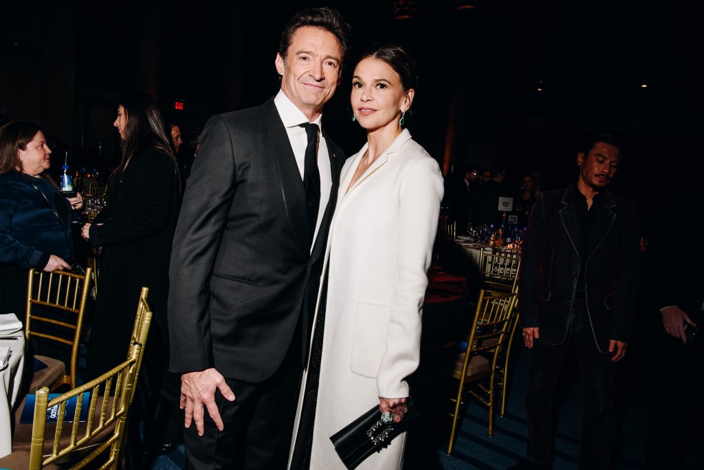 Hugh Jackman and Sutton Foster 