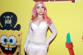 Ice Spice Thong Gets Stylish Spin in Fully Sheer & Lacy Blumarine Dress