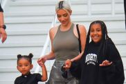 Kim Kardashian Has a Twinning Moment With Kids for Christmas Eve