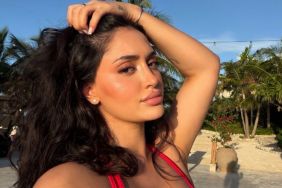 Leah Kateb Wearing Red Polka Bikini Will Make You Look Twice