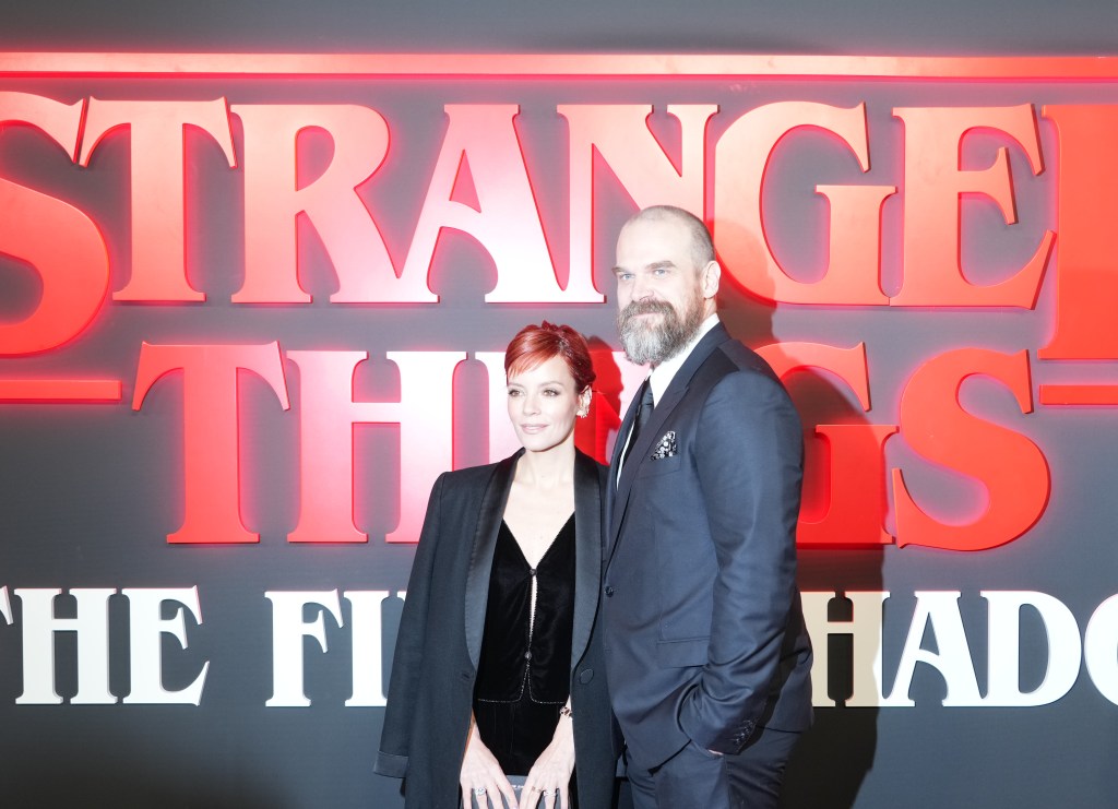Lily Allen and David Harbour