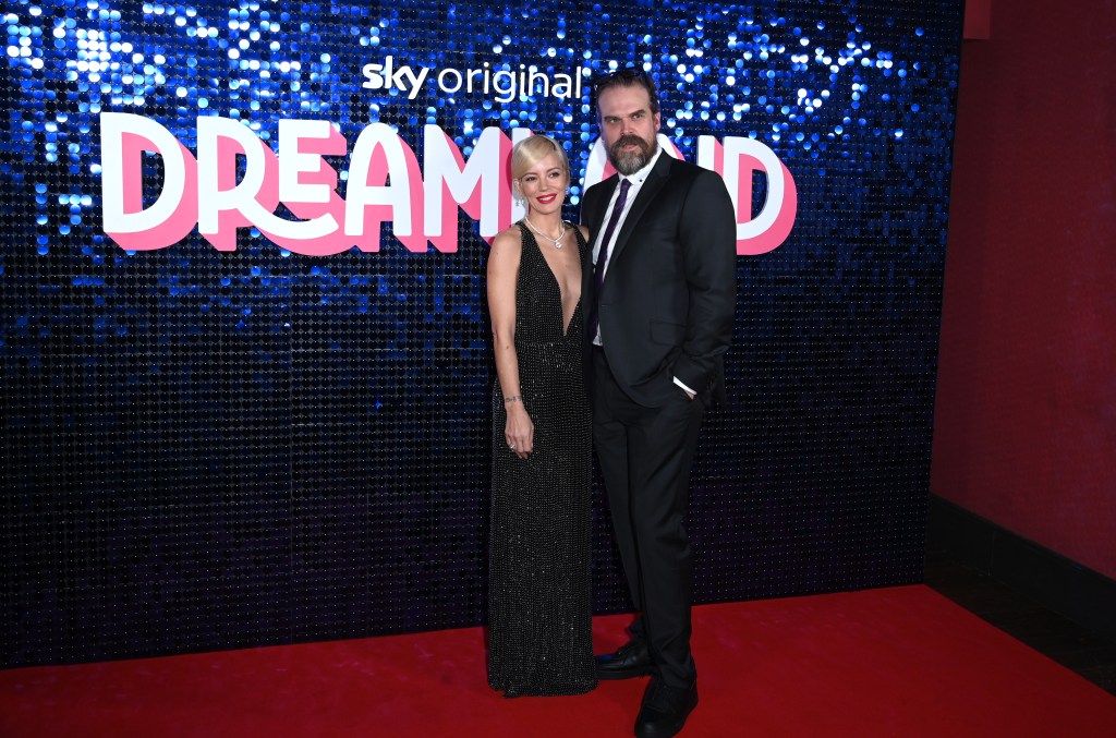 David Harbour and Lily Allen