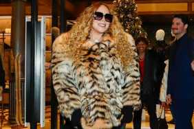 Mariah Carey Goes Chic in Gucci Coat & Boots