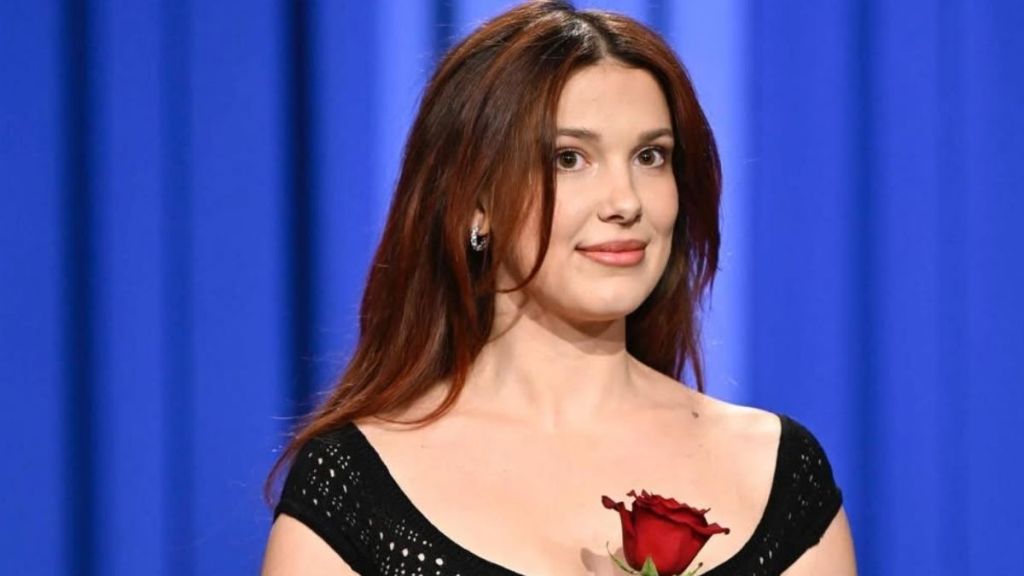 Millie Bobby Brown Turns Heads in Sheer Lace Dress