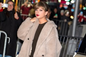 Taylor Swift's Coat & Miniskirt Look Screams Luxe
