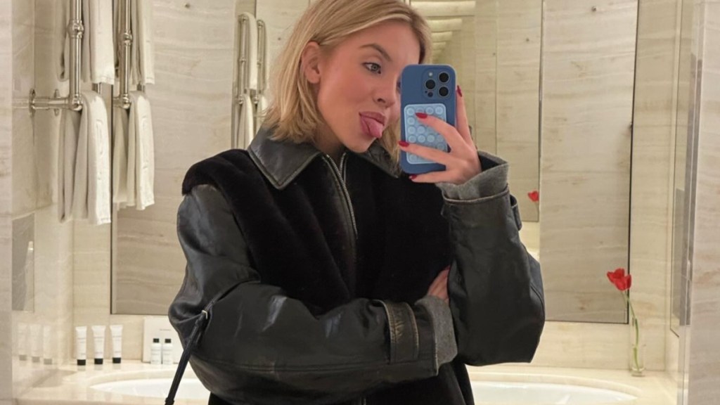 Sydney Sweeney's Red Miniskirt Look Will Revive Festive Spirits