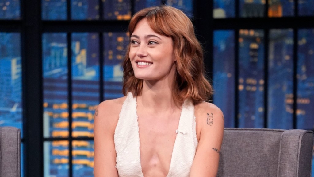 Ella Purnell's Backless Top's Neckline Is as Bold as It Gets