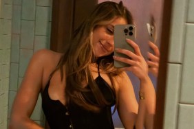 Tate McRae's Head Pops Out of Her Chic Leather Coat