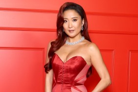 Ashley Park's High Slit Ermanno Scervino Gown Is Minimally Grand