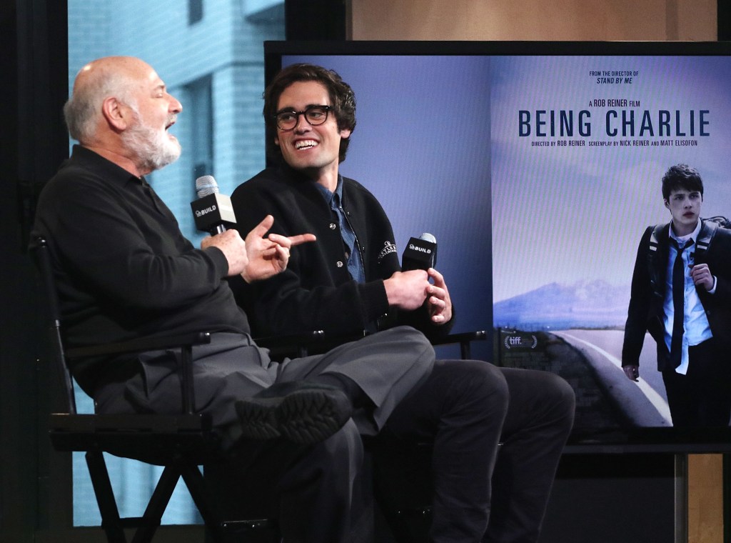 Rob Reiner and his son