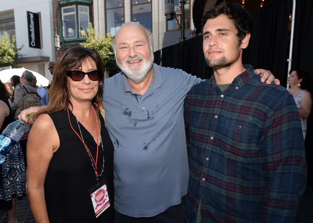 Rob and Michele Reiner with their son
