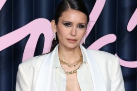 Nina Dobrev Turns Heads in Unbuttoned Shirt Look