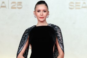 Nina Dobrev Poses in Backless Dress: 'Fully Baked'