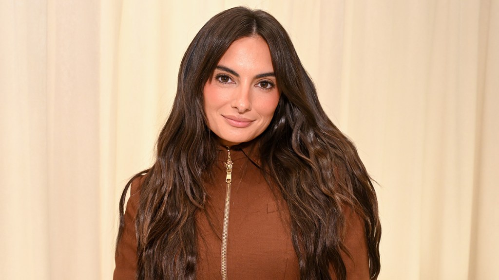 Paige DeSorbo Turns up the Heat in Sheer Thigh Slit Dress