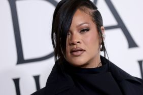 Rihanna's LBD Has Sheer Lace Panels That Go All The Way Down