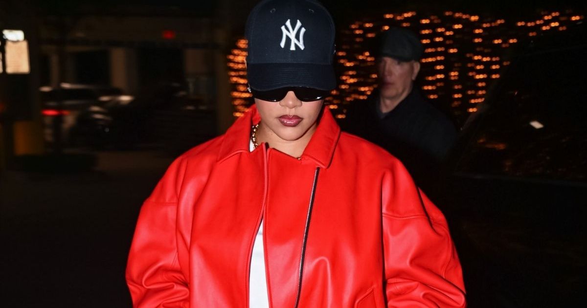 Rihanna Sports $2,700 Miu Miu Jacket on Casual Night Out