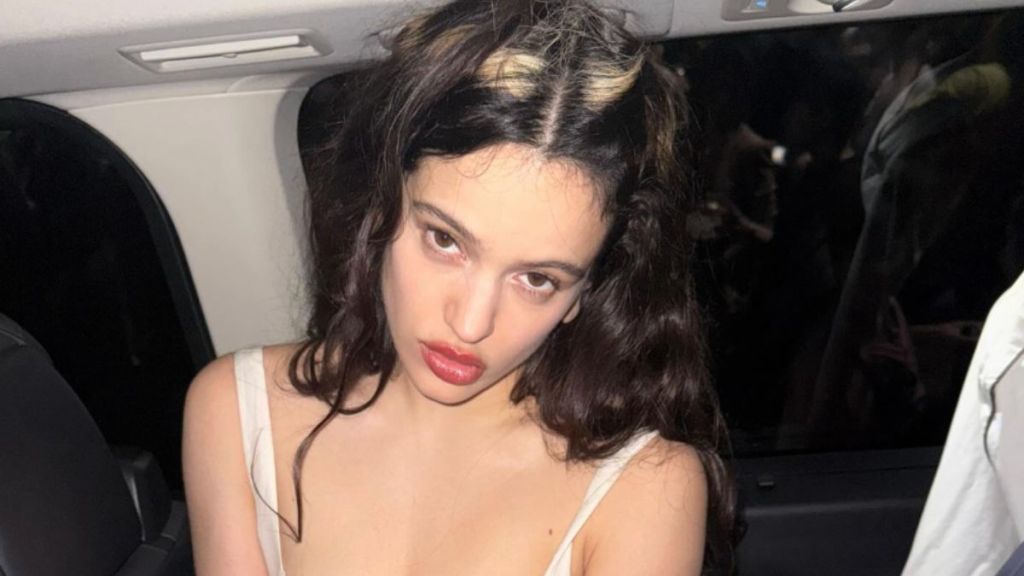 Rosalia Wearing White Mini-Dress Is Impossible to Ignore