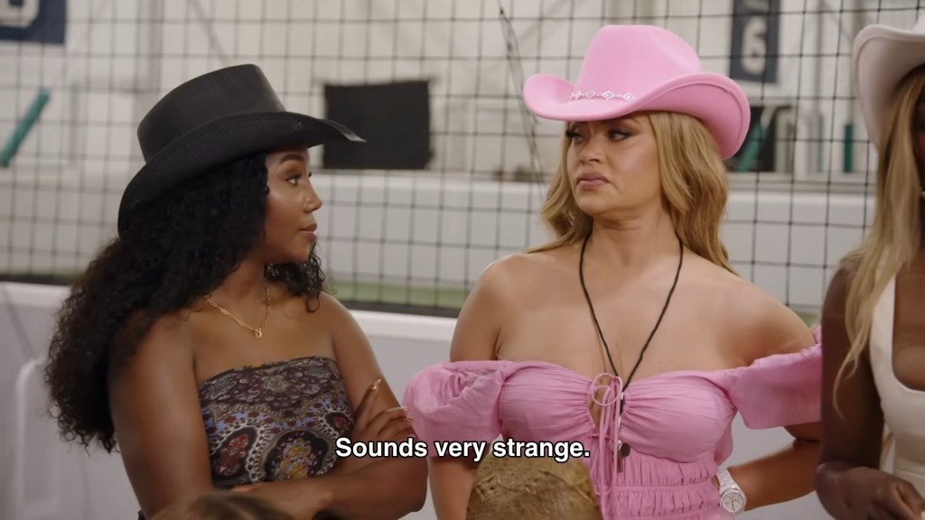 Jassi Harris and Gizelle Bryant at the Potomac and Ponies party 