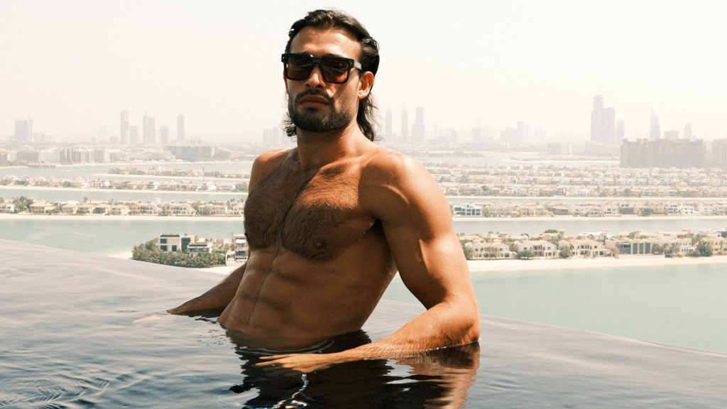 Sam Asghari's Shirtless Look Will Take Your Breath Away